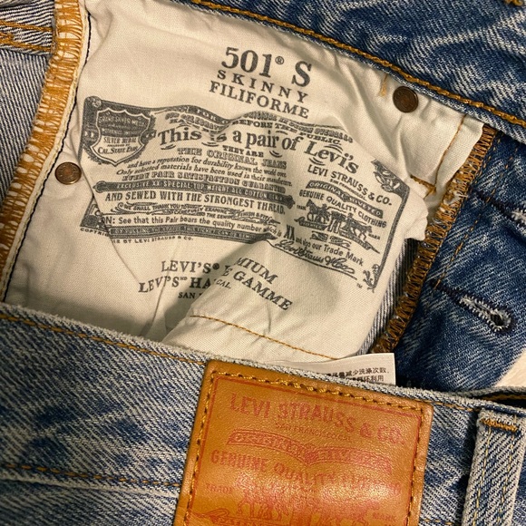 Levi’s 501 Skinny Jeans - Picture 9 of 9